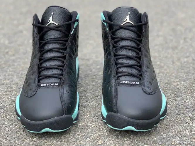 One Kick Black Air 13 Jordan Green 414571-030 Retro Island 0527